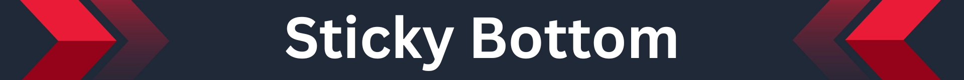 Sticky footer sponsored banner on AdFusionZ