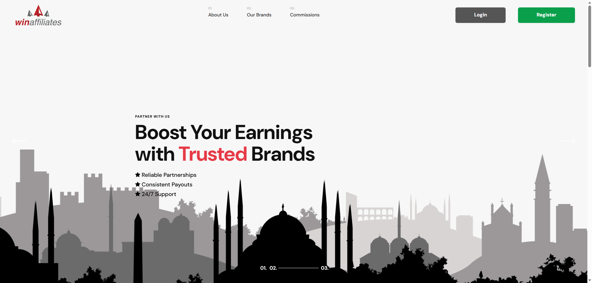 Winaffiliates Dashboard