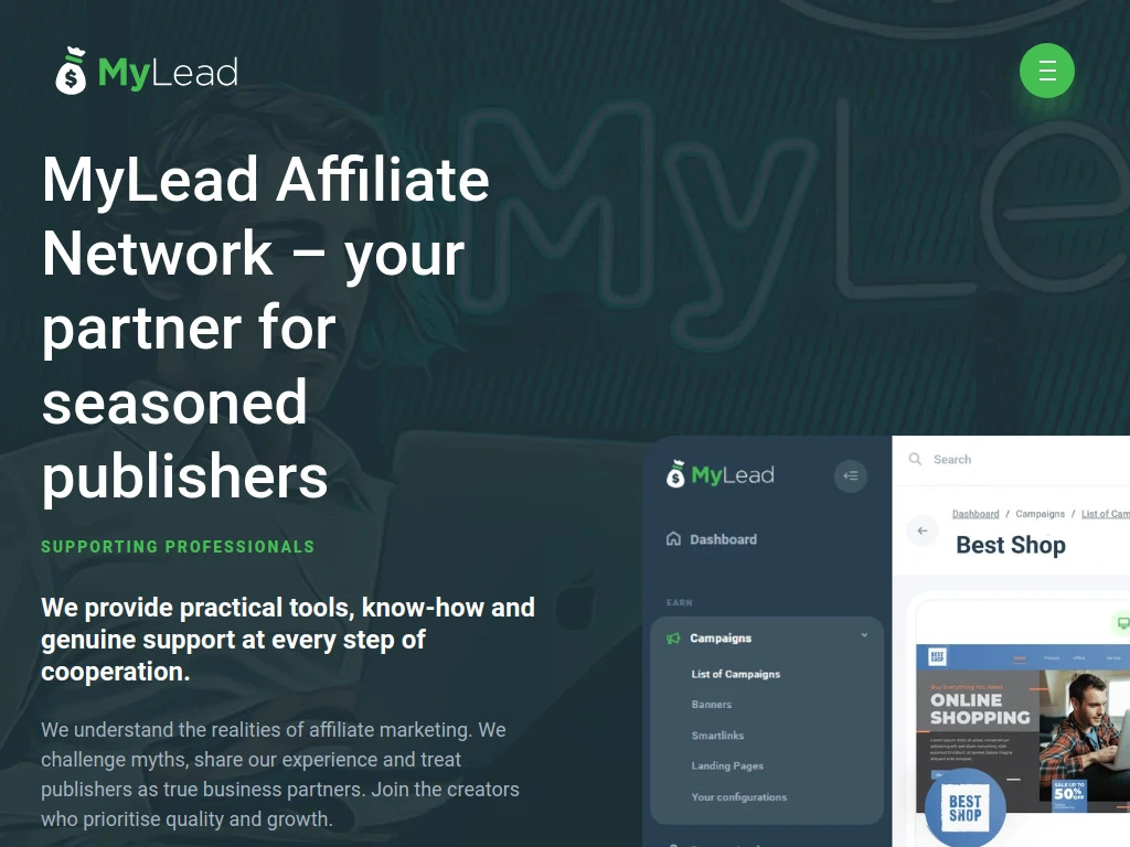 MyLead Dashboard