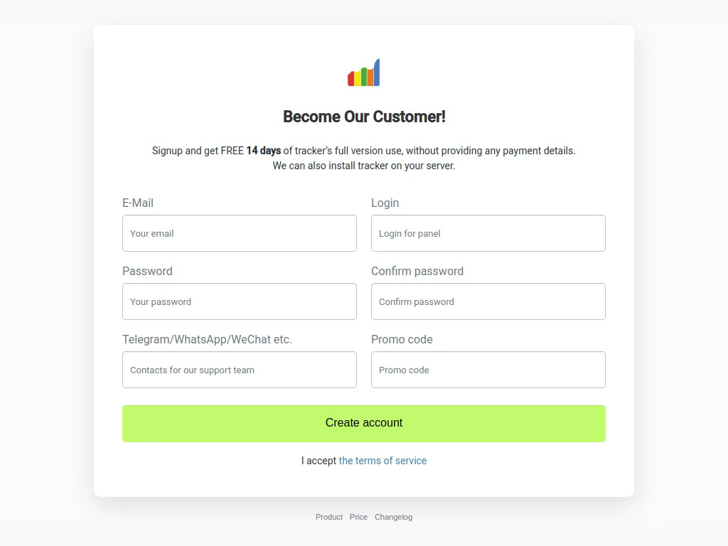 Binom Tracker Preview