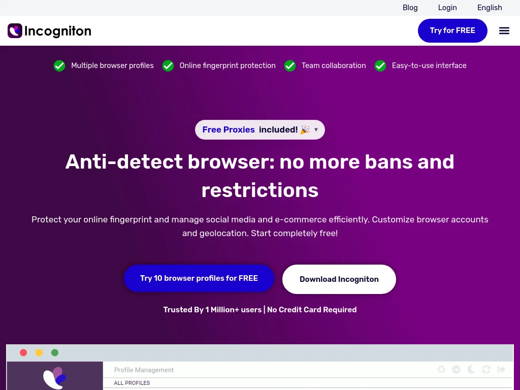 Incogniton Preview