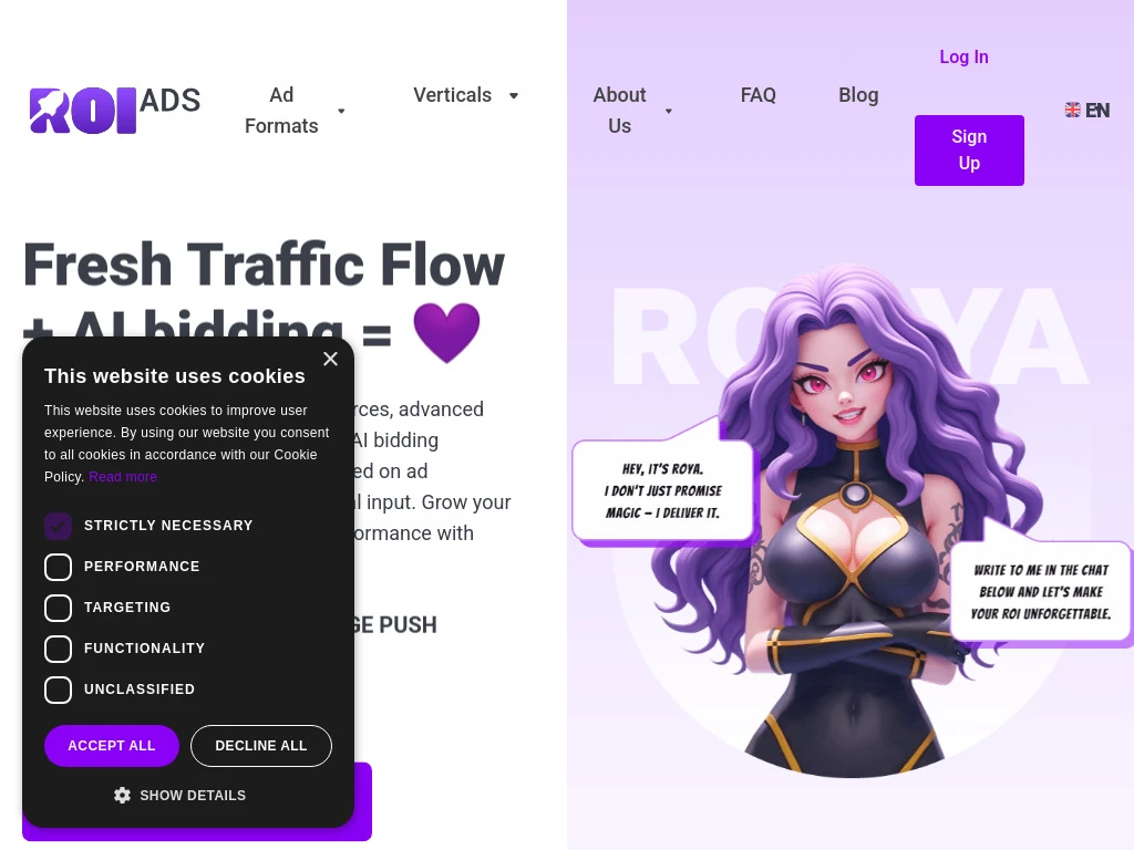 ROIads Dashboard
