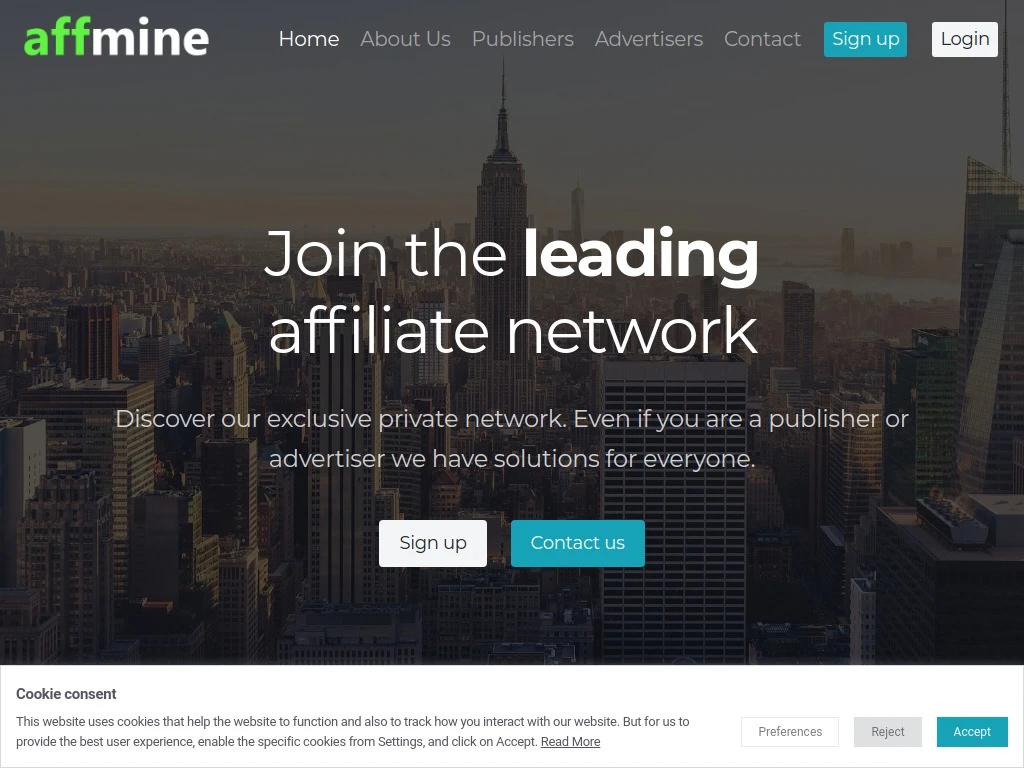 Affmine Dashboard